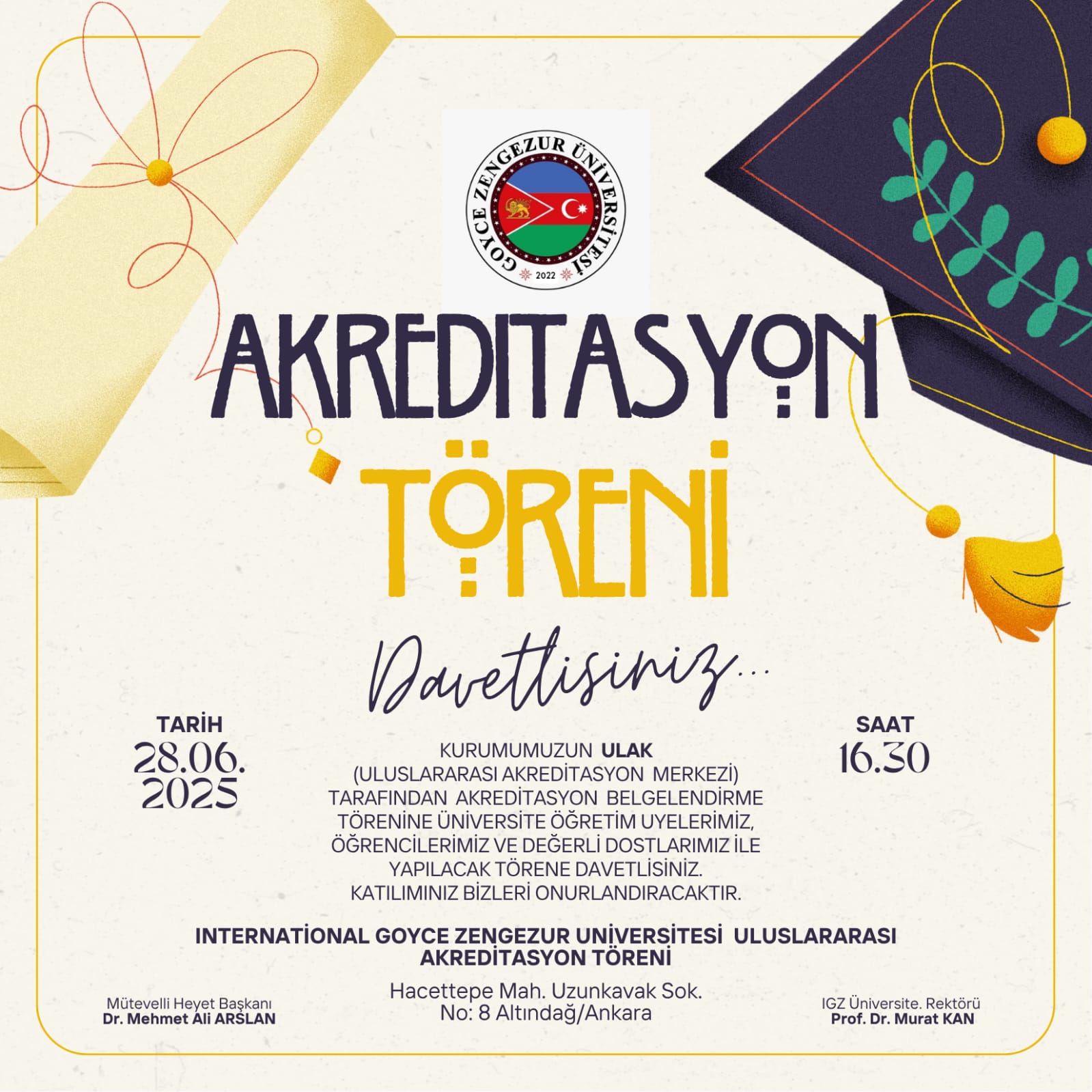 Akreditasyon Töreni
